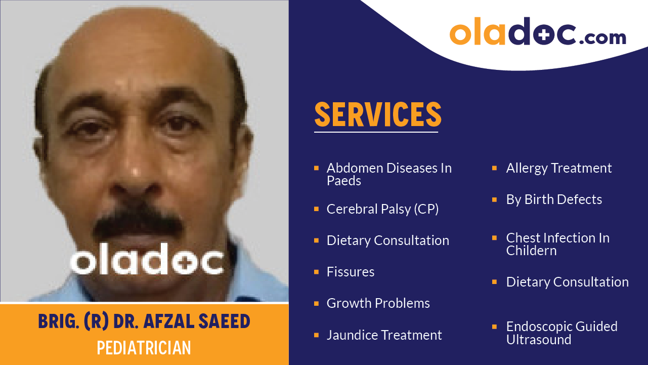 Services provided by Dr.Afzal Saeed